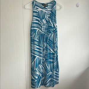 Tommy Bahama Teal and White Sundress Size S